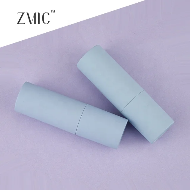 Empty round plastic lipstick tube blush stick packaging premium magnet lipstick tube custom colors matte lipstick