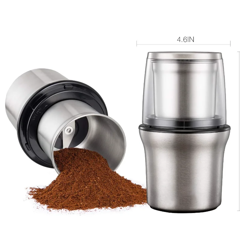 200w 150g Large Capacity Spice Grinder Mill Food Mixer Machine Portable  Electric Coffee Bean Automatic Spice Grinder