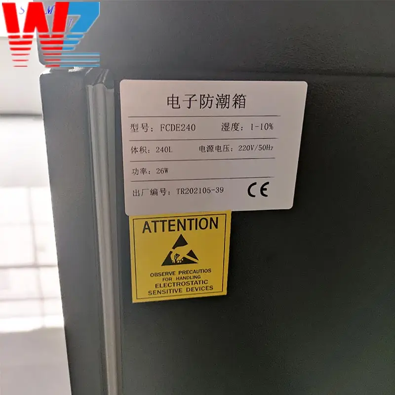 240L dry cabinet Moisture Proof Cabinet Humidity And Temperature Control