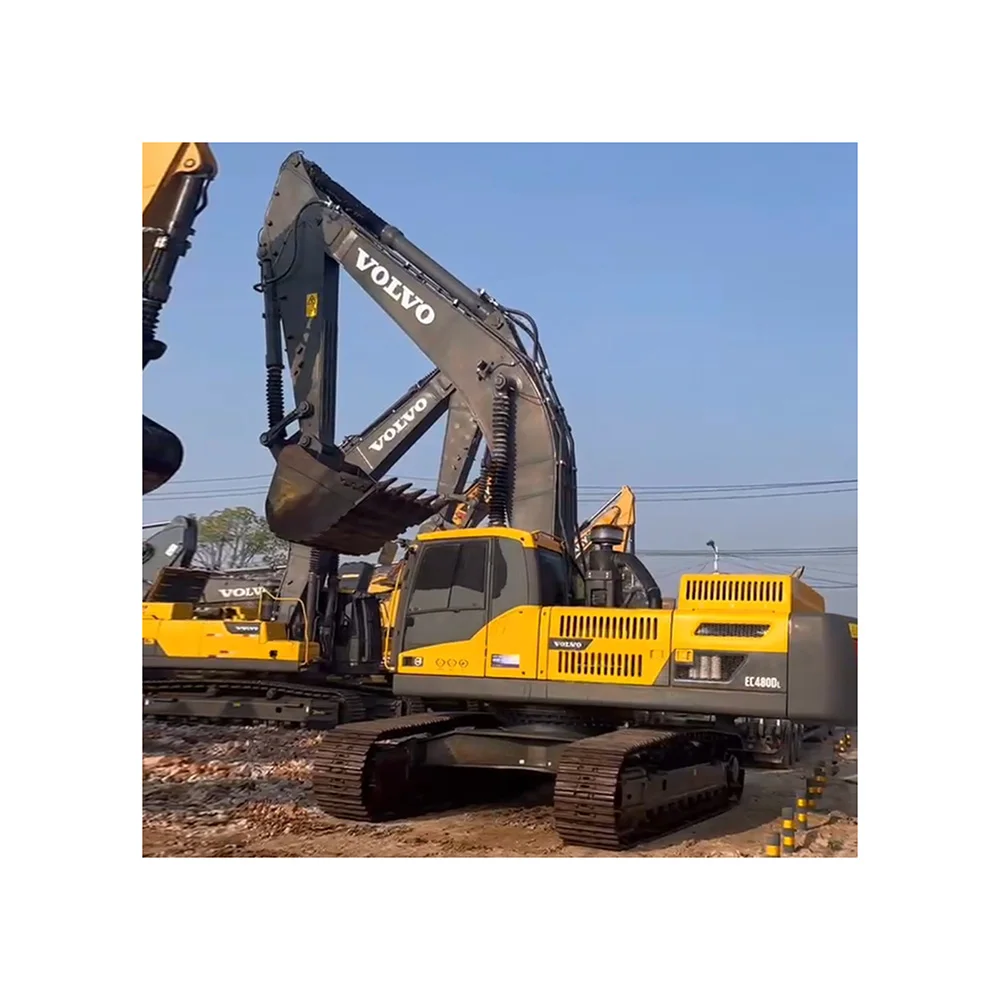 High Quality Volvo EC480D Used Digger Excavator with Good Price Volvo 480 Excavators For Earth-moving Machine