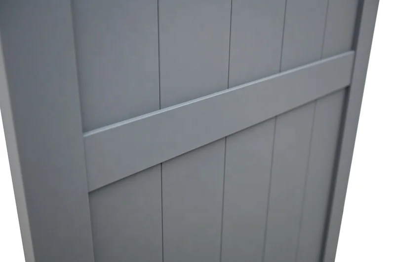 HUASEN high-grade PVC film laminated modern mdf sliding interior wooden barn doors style