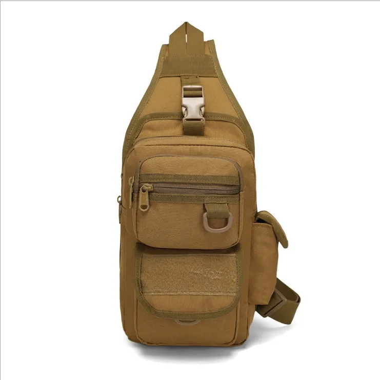 Hot sale tactics crossbody bag multifunctional sports outdoor chest bag durable oxford backpack with custom logo