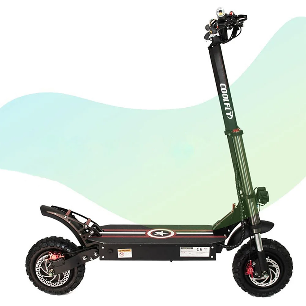 Chinese Best 2 Wheel Scooter 60v 2400w 3200w Dual Motor Folding off Road Tire Electric Scooter for Adults