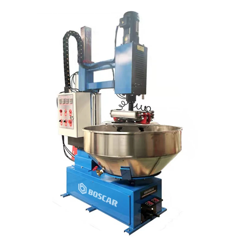 Fully automatic wheel hub polishing grinding machine for Aluminum alloy rims refurbish remove rust scratch repair