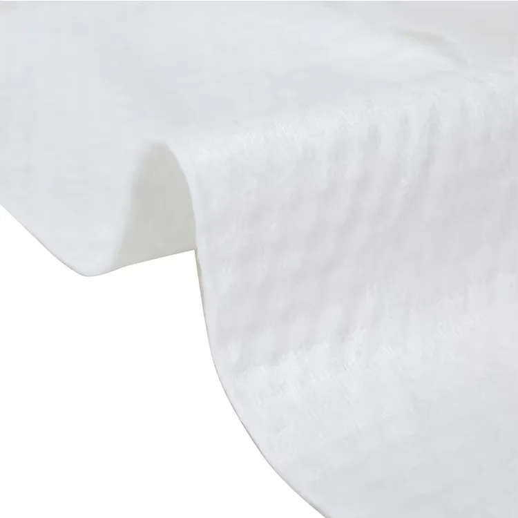 Custom print white Spunlace nonwoven Non woven Fabric roll for Disposable face towel