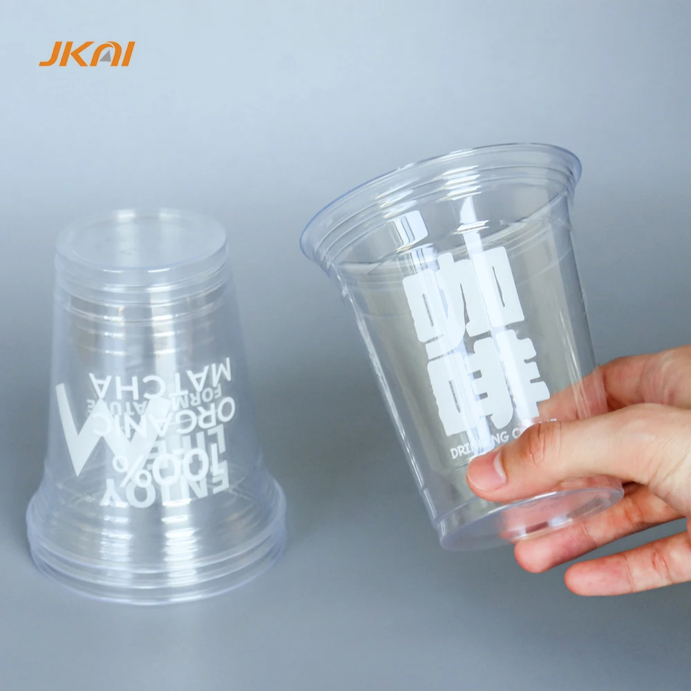 Одноразовая пластиковая чашка 8oz12oz16oz24oz32oz без Bpa с настраиваемым узором