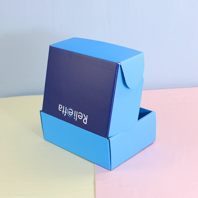 Custom Size Hard Corrugated Cardboard Printing Logo Black Kraft Paper Mailer Postal Delivery Shipping Packaging Box for Clothing