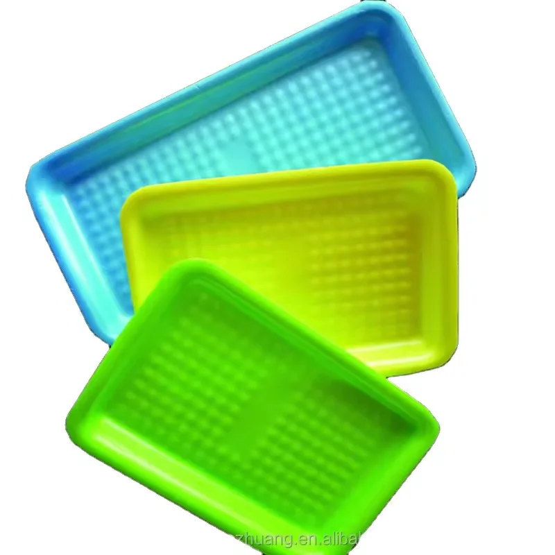 Selling Supermarket Fresh Meat Tray Disposable Plastic PS Foam Tray Packaging