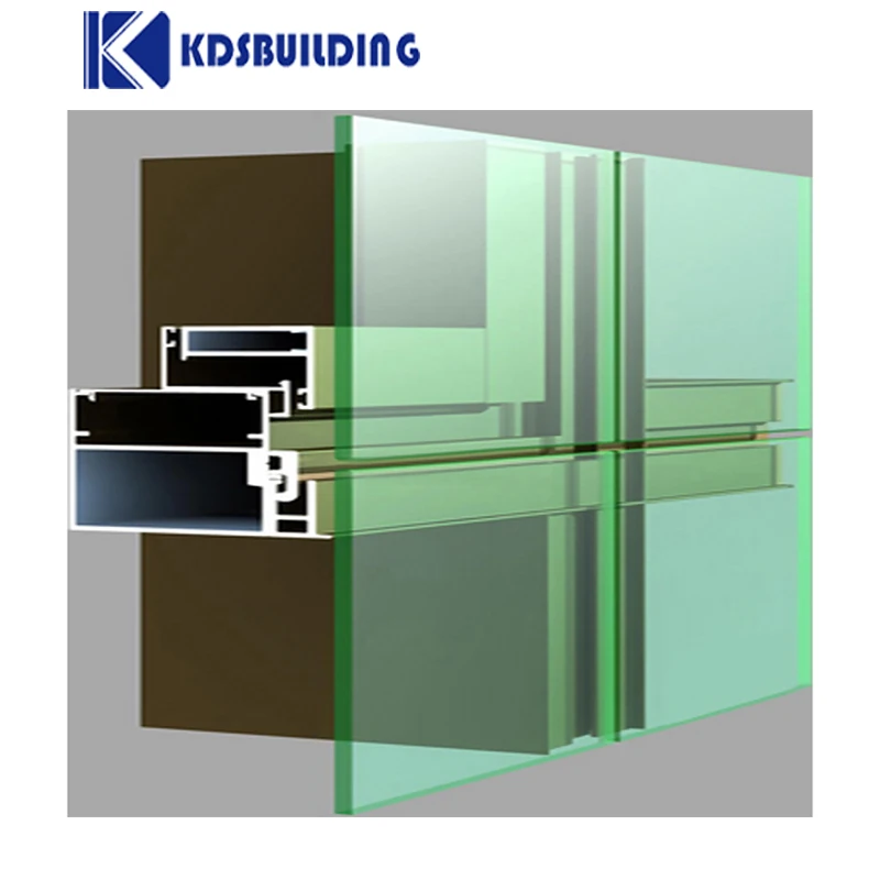 Модный дизайн KDSBuilding Low-E стеклянные занавески стены фасады здания стеклоглазурованные окна