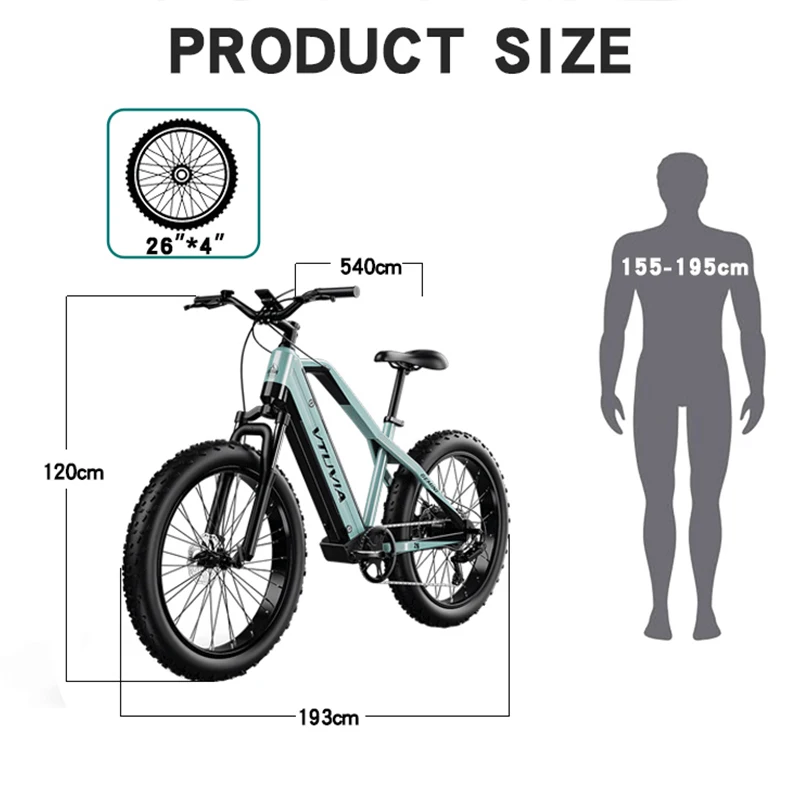 USA EU Canada Warehouse Stock 1000w 52v Battery Fat Tire Hub Motor Electric Mountain Hybrid Bike City Bicycle