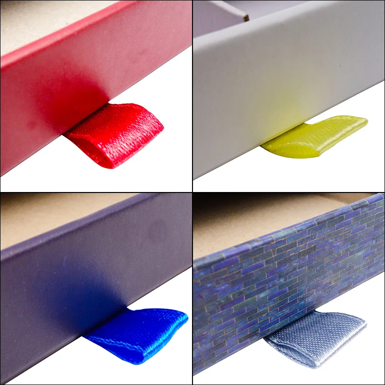 Custom Printing Hard Rigid Cardboard Luxury Sliding Box Drawer Box Packaging With Ribbon Rope Gift Sleeve