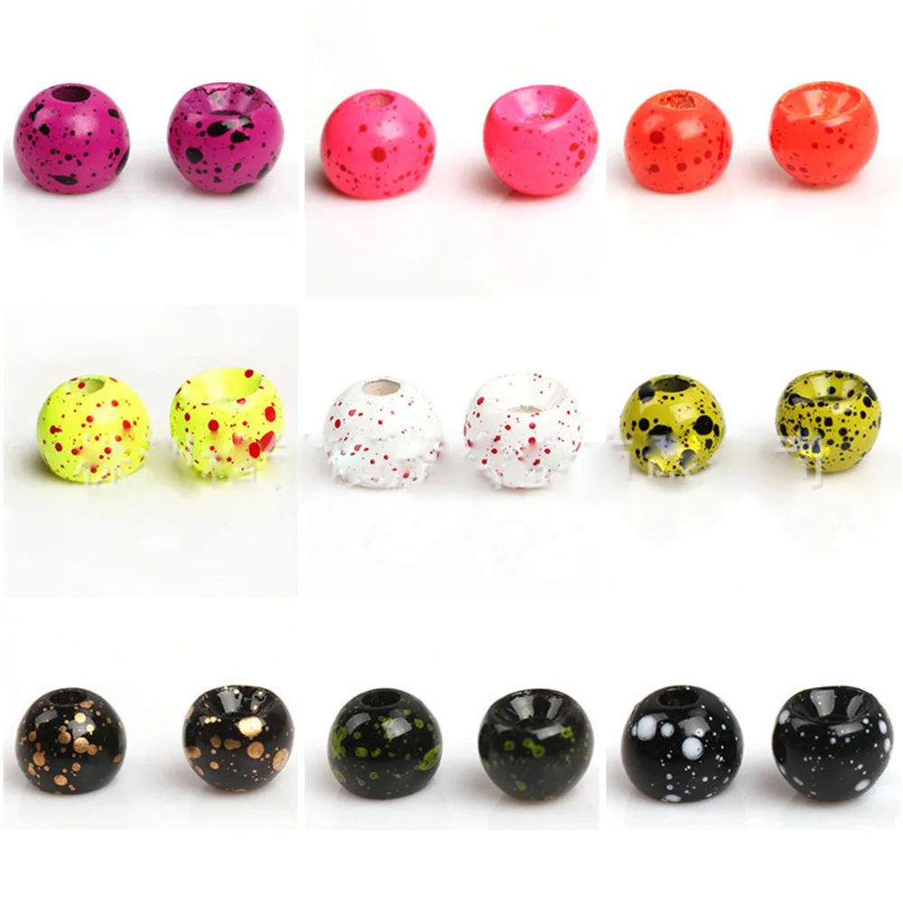 Slotted tungsten beads for fly fishing, nymph head, dry head, flies BTI-08A-014(B13)