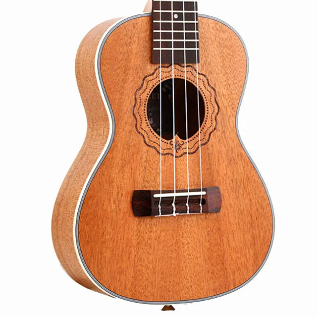 Acoustic Ukulele Ukelele Uke Tenor Hawaiian Guitar 26 Inch Mahogany China Factory Custom Ukuleles