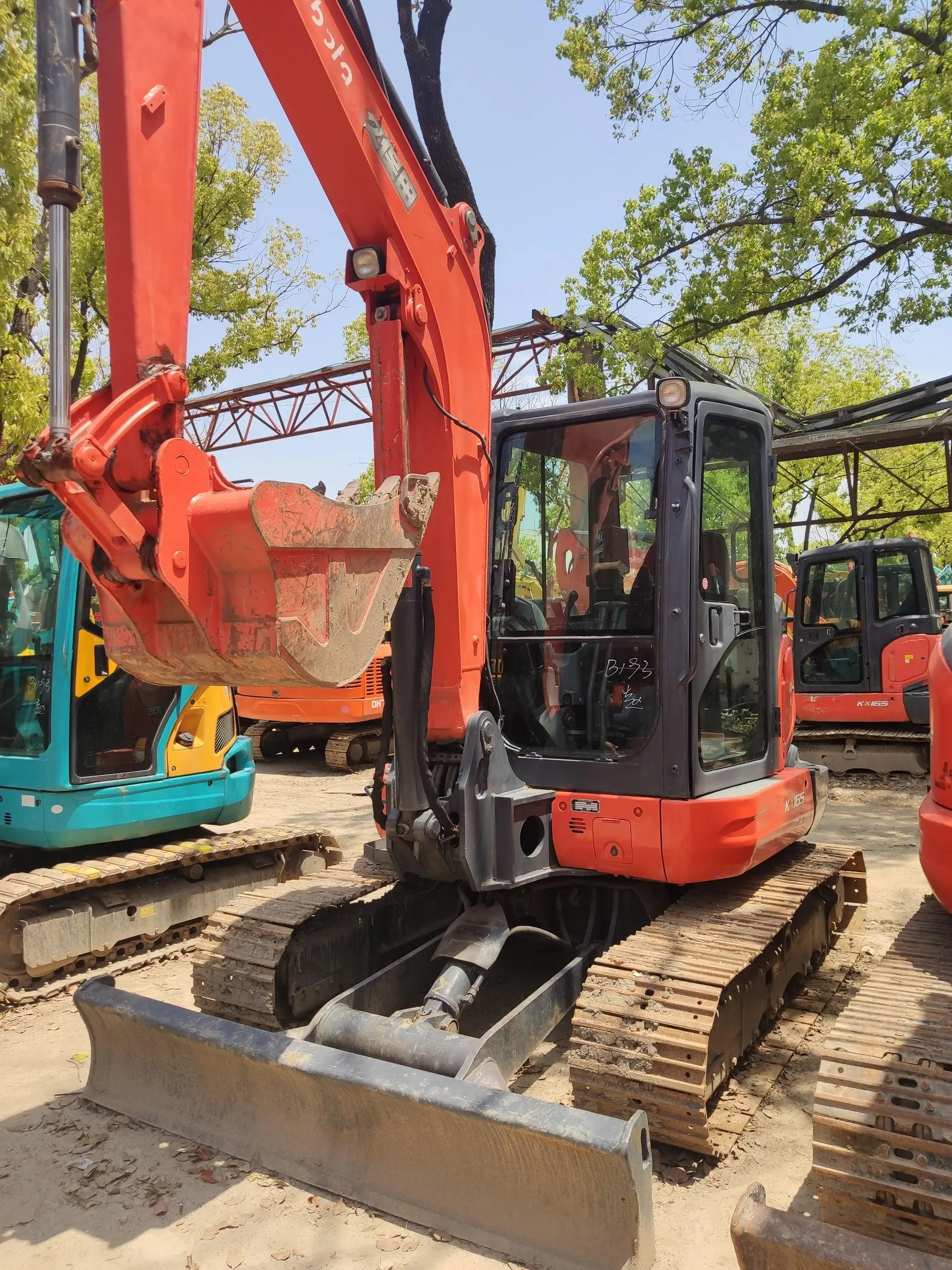 Б/у мини-экскаватор kobuta kx165 б/у 5 тонн Kubota маленький экскаватор хорошая цена для