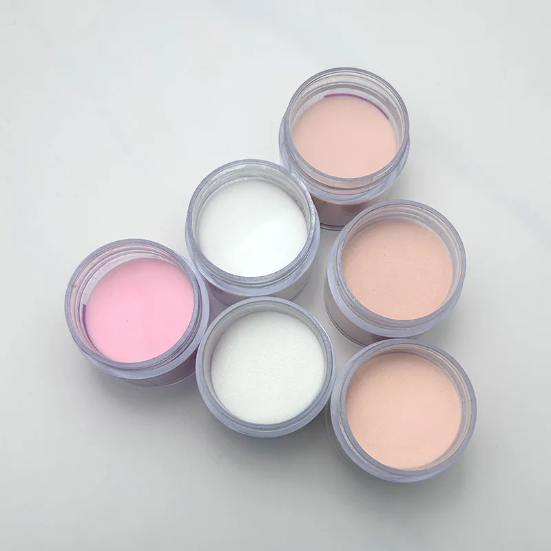 Neissry 24 colors Dipping Powder Factory Supply Private Label Crystal Super Fast Dry For Nail 2 in 1 Acrylic Powder Set