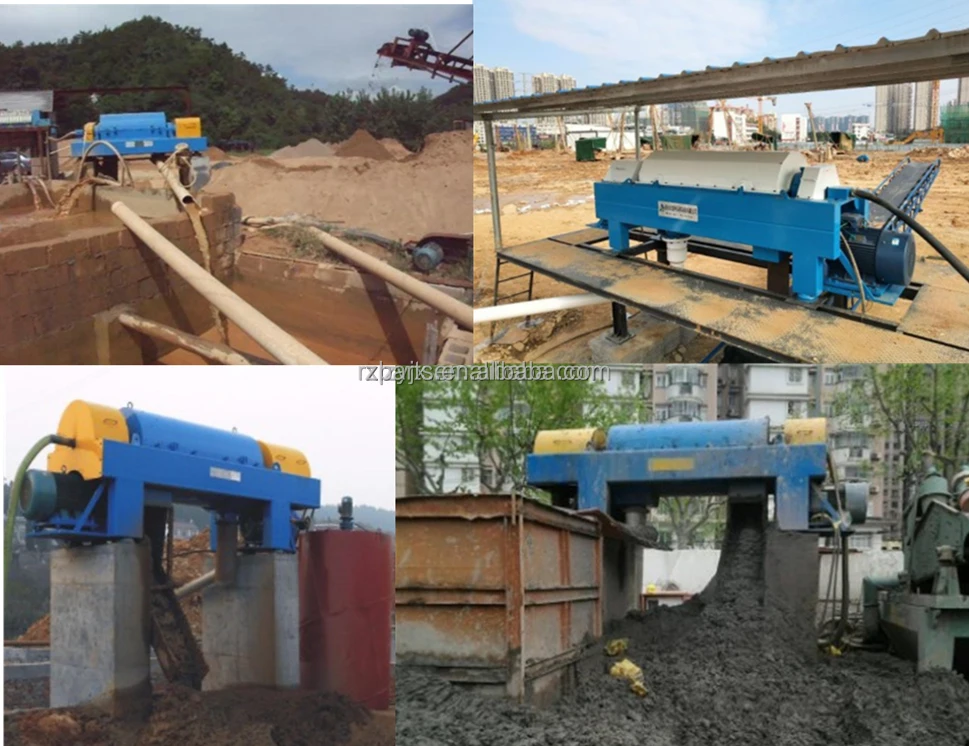 Drilling waste oil - based water - based mud horizontal spiral centrifuge