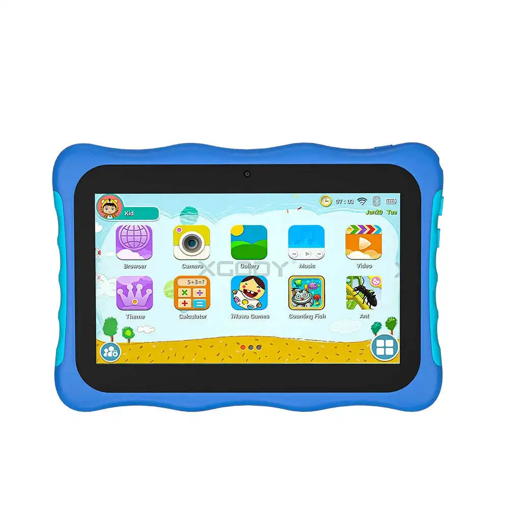 HOT SELLING Android 10 7 inch oem android tablet in stock wifi tablet  educational tablet for children RAM 4+64GB