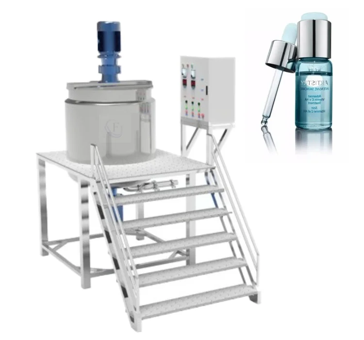 Chemical Mixing Equipment Homogenizer Mixer Liquid Soap Reactor Liquid Detergent Making Machine Laundry Mixing Tank