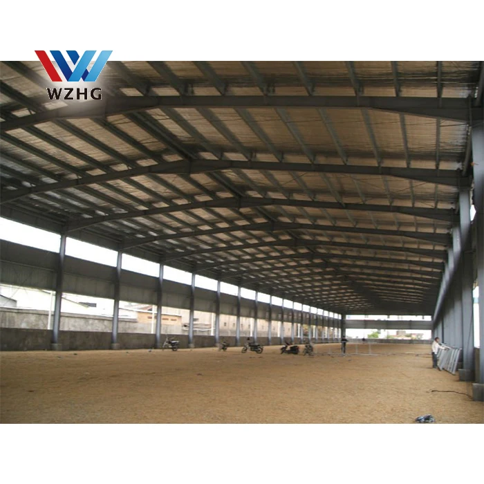 Low Cost Prefab Metal Farm Steel Structure Cowshed Horse Sheep Farm Building Barn Stable For Sale