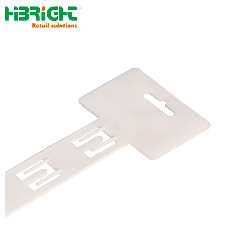 New Designing Commercial Plastic Clip Strips Supermarket Shelves S Hooks