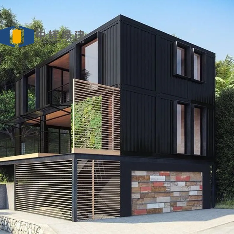 CGCH Rapid Assembly Of Prefab And Custom Hotel Or Office Container House Tiny Houses Mobile Wheels Projects