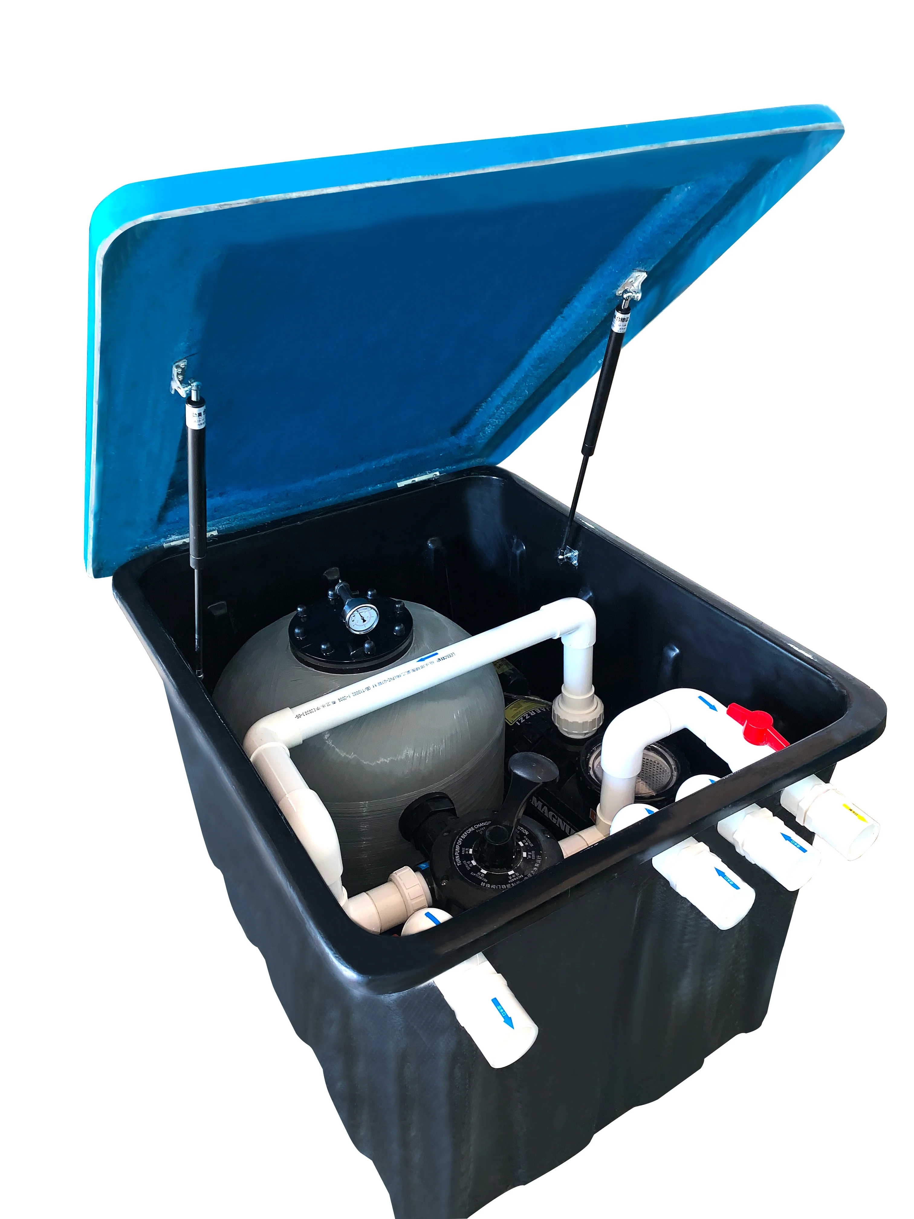 Swimming Pool Circulation Filtration System Sand In-ground Integrated Filter Pump Manufacture