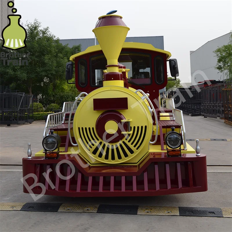 Сверхмощные 105 сиденья безрельсовый поезд электрический или дерв для игровой площадки живописное место экскурсионный туристический продажи