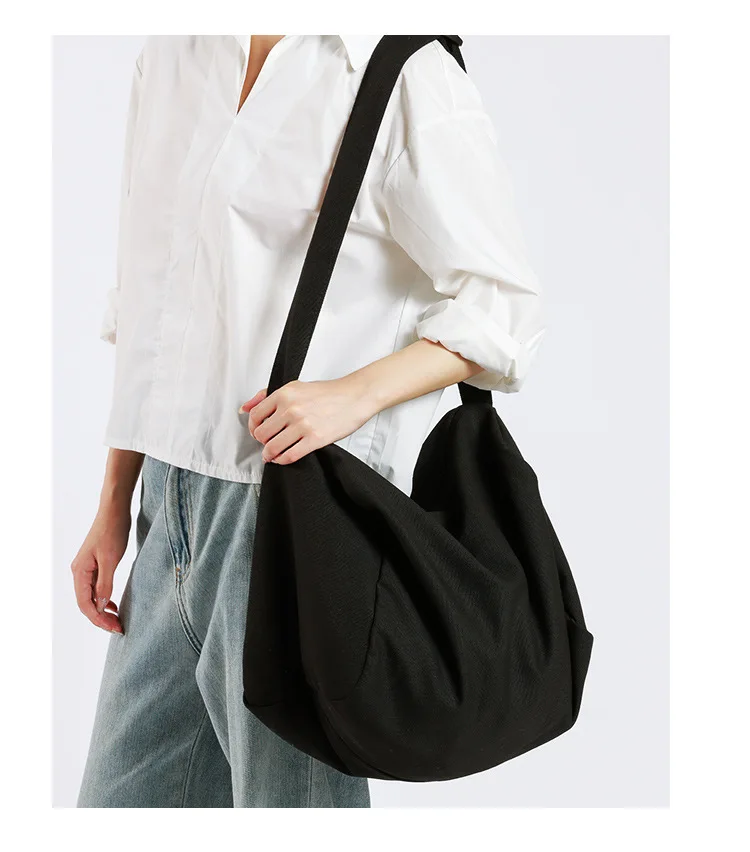 Hot Shoulder Ladies Bag Japan Rakuten Bag High Quality Canvas Large Capacity Shoulder Crossbody Bag