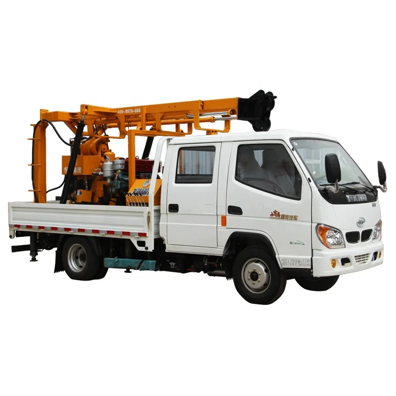 Портативная гидравлическая буровая установка для установки на грузовике 300 м 500 600 бурения глубоководных скважин продажу