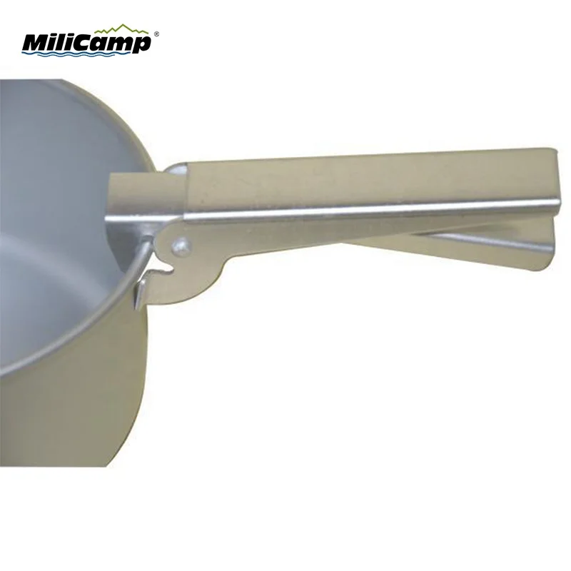 Camping kitchen cooking aluminum outdoor cookware  set with  Universal gripper