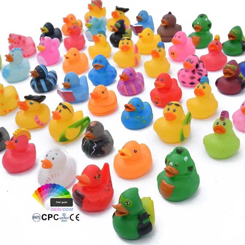 Eco-friendly Plastic Pvc Vinyl Bath Toy Bulk Yellow Shower Rubber Duck
