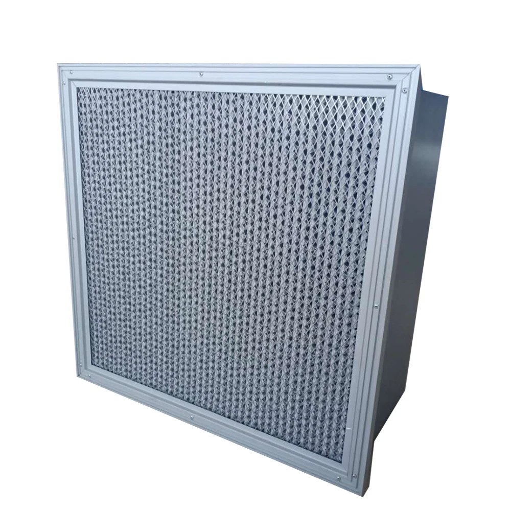 Chinese supplier Deep Pleated Hepa Filter H13 H14 high efficiency ULPA filter For electronic industry/ Hospital