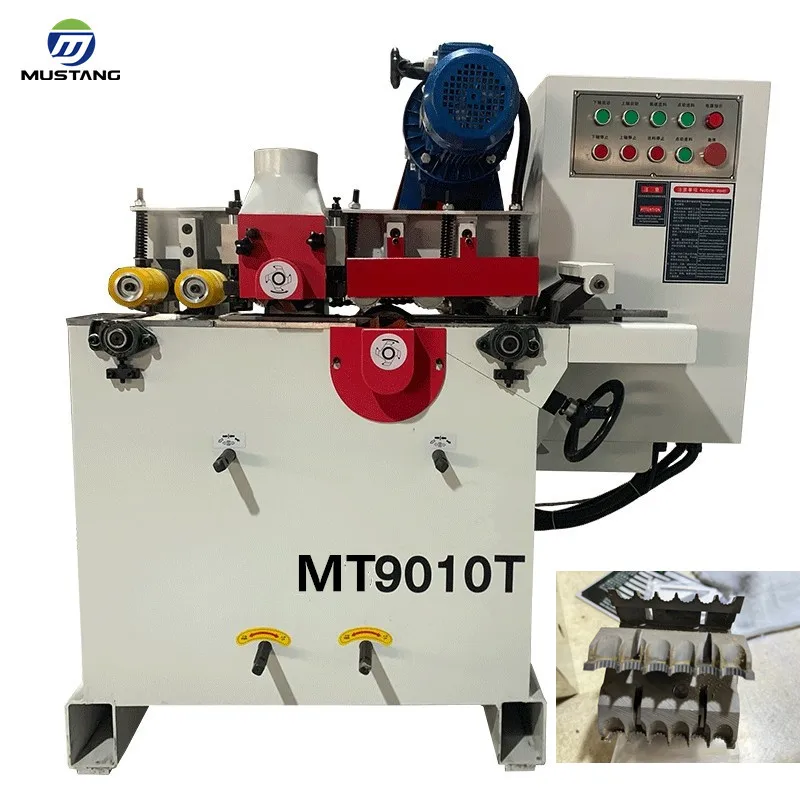 MB9010T Mustang Automatic Wooden Broom Handle/Stick Machine Cutting/ Screw / Dome Machine