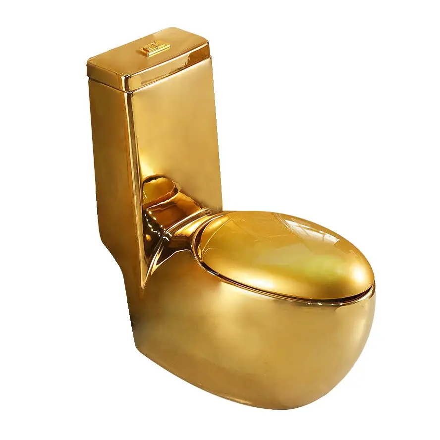 Factory Price Good Quality Smart Sensor Bathroom Intelligent Heated Toilet Ceramic S Trap Golden Toilets Seat