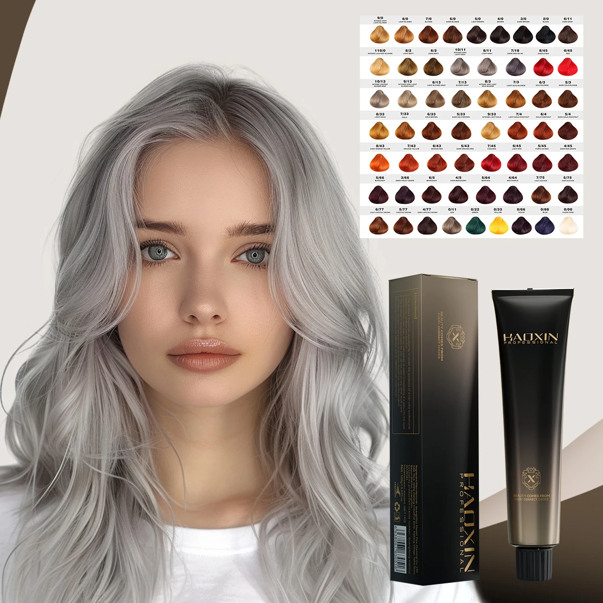 HAOXIN Famous Brand Hair Colours Hair Dye Without Chemicals Colored Hair Dye