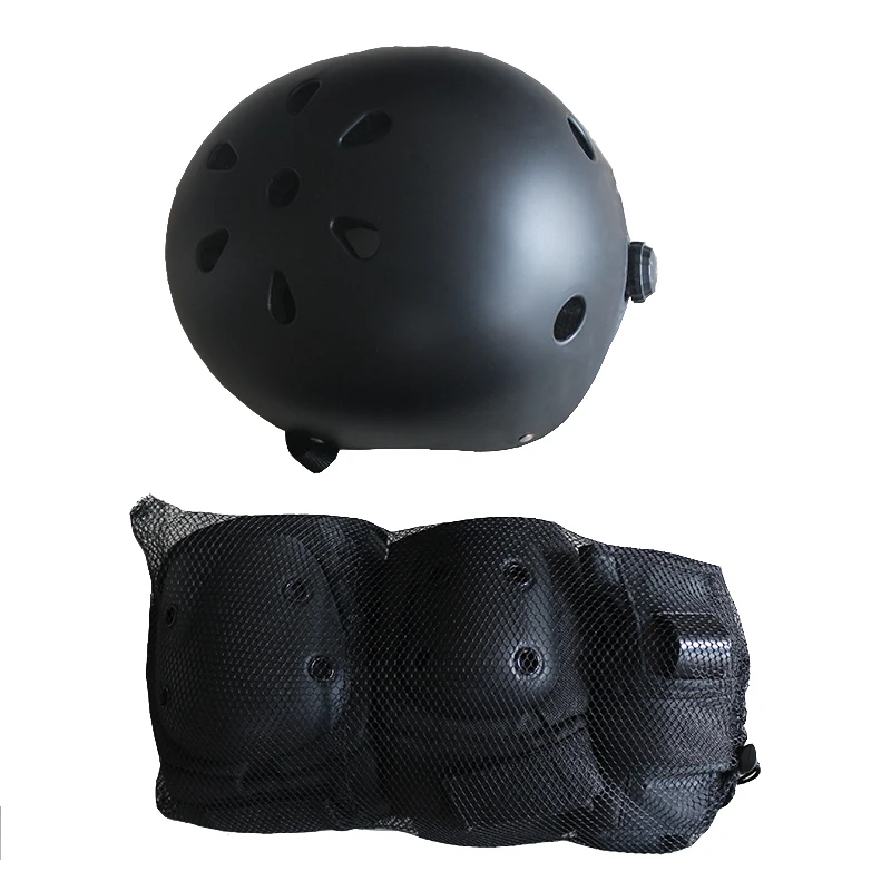 CE Certification Hot Selling Kids Adult Protective Gear Set  Bike Skate Skateboard Helmet Knee And Elbow Wrist Pads
