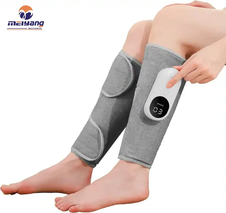 Meiyang Best Sale Calf Massager Time Control Air Compression Foot Vibration Massager With Heating Leg And Foot Massager