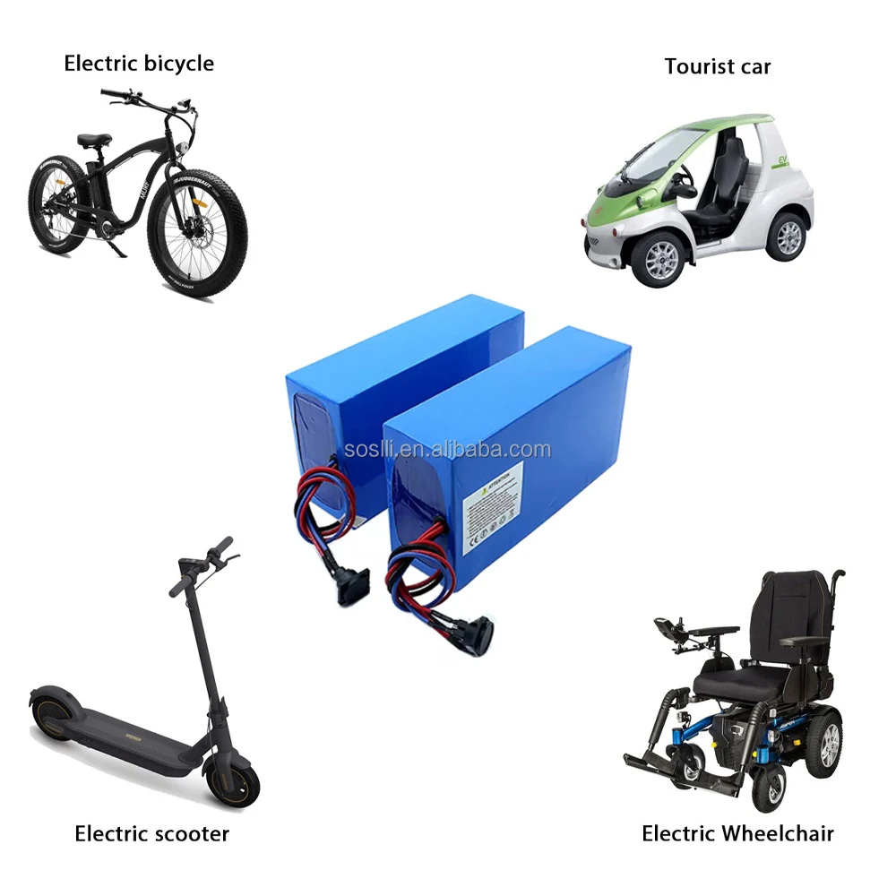 Customized 18650 12V Lithium Battery 24V 36V 48V 60V 72V 10Ah 20Ah 30Ah 40Ah 50Ah 60Ah Lithium Ion Li-Ion Ebike Battery Pack