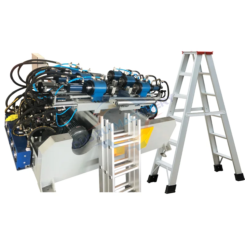 Automatic Aluminum Ladder punching holes machine and ladder Riveting Machine  for A shape Ladders