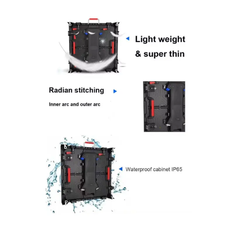 Free Shipping Giant Advertising Billboard Stage Rental Waterproof Pantalla Led Wall Display  Indoor Outdoor P3.91 Led Screen