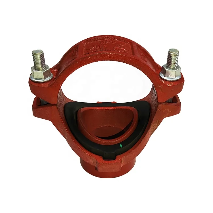 ASME16.3 Factory Hot Sale Red Color Malleable Steel Pipe Fitting Couping DN15 TO DN200
