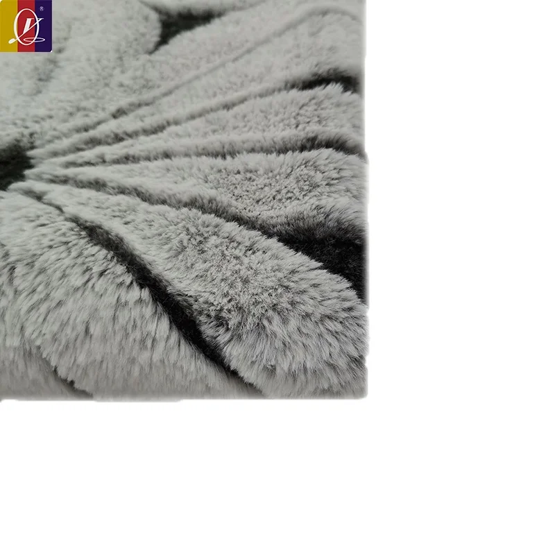 
fur cloth faux fur long hair plush fabric rabbit plush fabric 