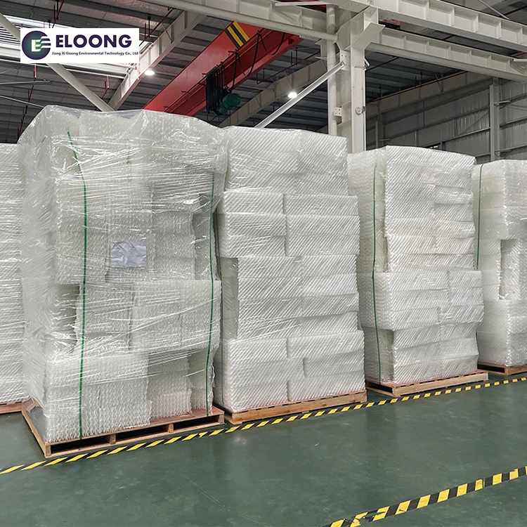 Heat Resistance PP 125Y Plastic Corrugated Plate Structured Packing For Distillation Tower