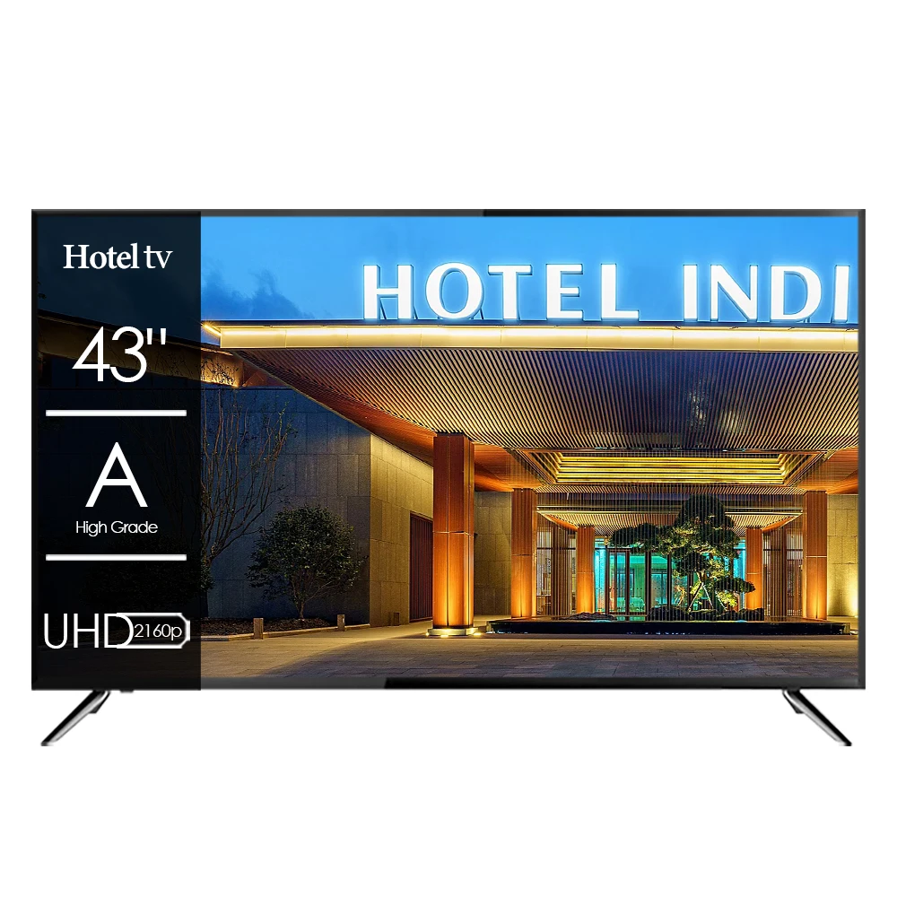 Cheap 43inch 4K UHD LED TV 50 Pouces Flat Screen Home Hotel LCD TV 55 65 75 Inch Smart TV