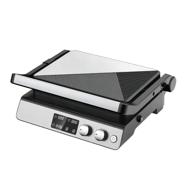 hot sales new factory Touch screen contact barbecue grill machine electric grill stainless steel grill