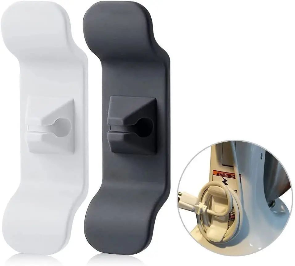 Cable Winder Management Accessories Cord Organizer Self Adhesive Clip Kit Cookware Kitchen Utensil
