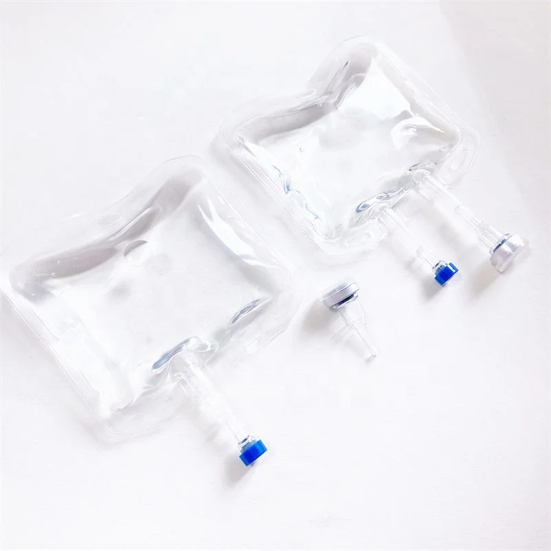 medical supplies empty drip fluid iv bag saline