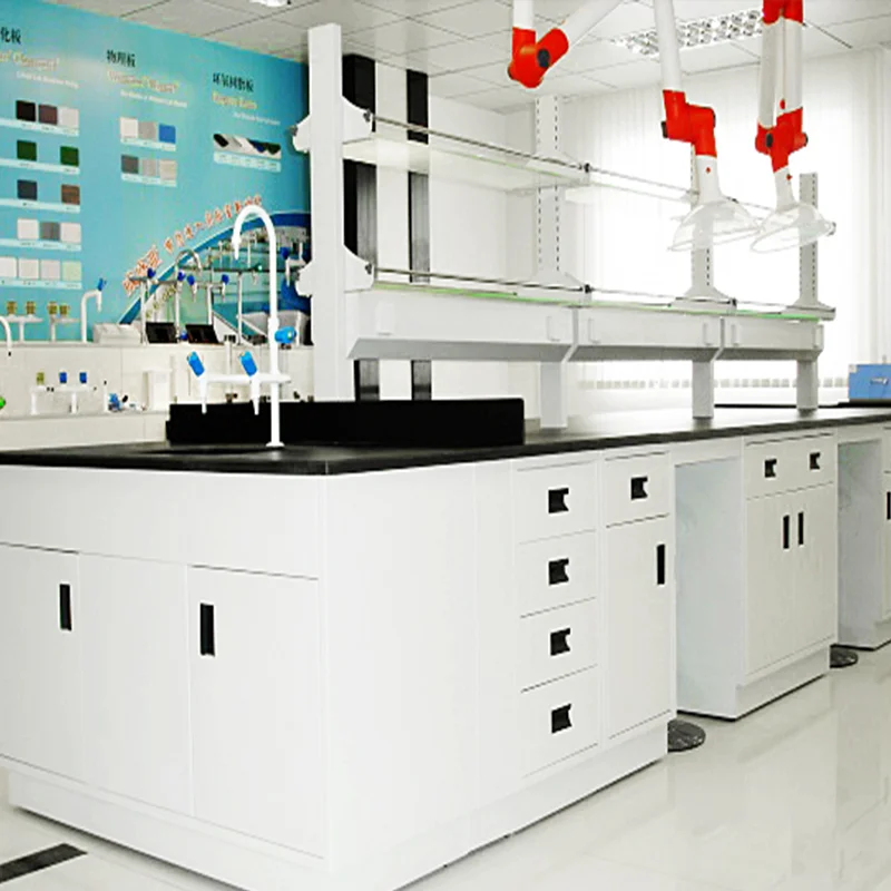 Factory Epoxy Resin Table Top chemical laboratory furniture with sink chemistry table2024