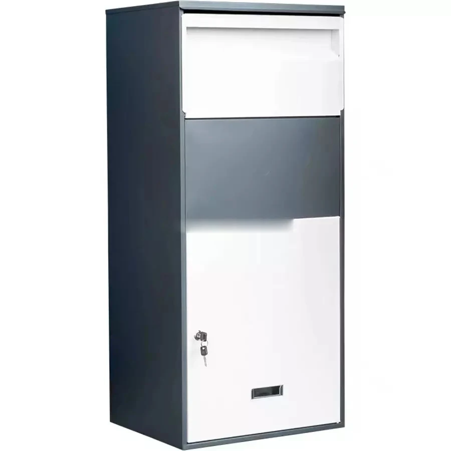 2022 New Design home large package waterproof outside metal steel letter mail customized delivery box