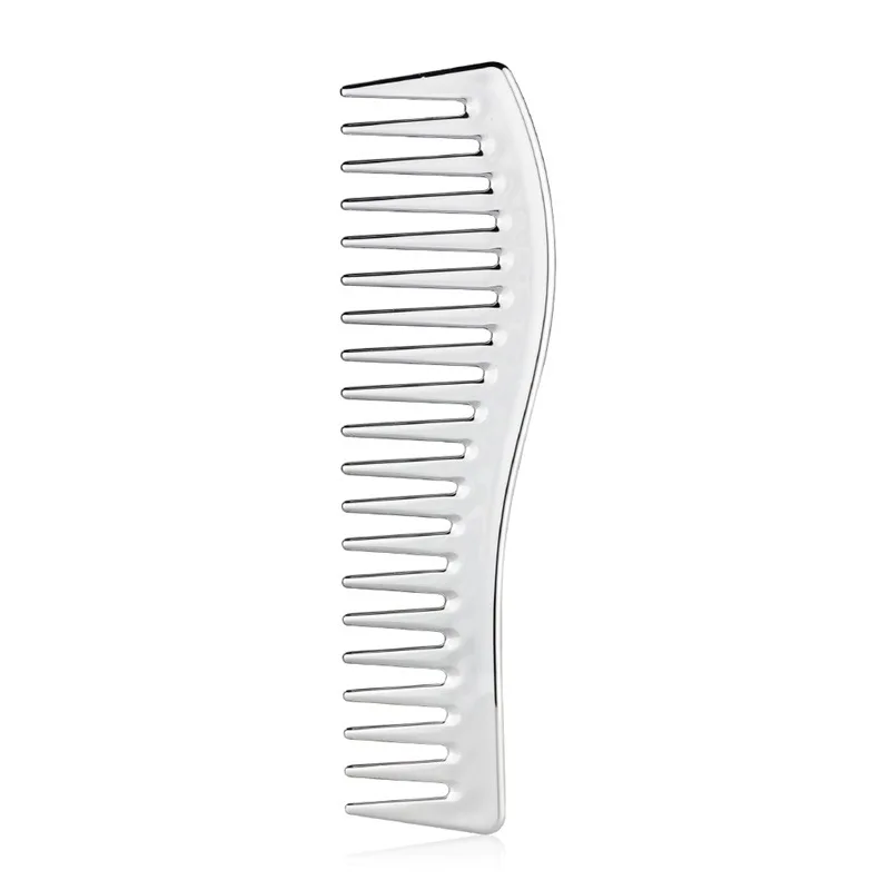 Electroplated Gold Heat Resistant Styling Wide Tooth Hairbrush Pink Air Cushion Combs for Women and Men